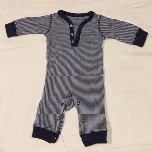 Carter’s navy striped onesie
